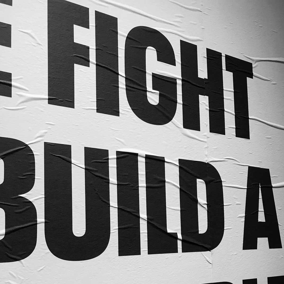 Horowitz Wheatpasting BW1