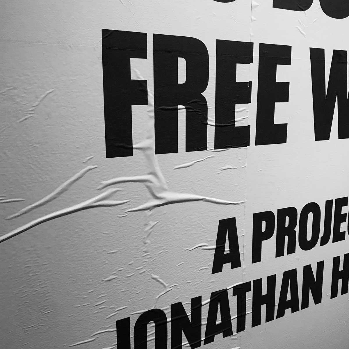 Horowitz Wheatpasting BW2