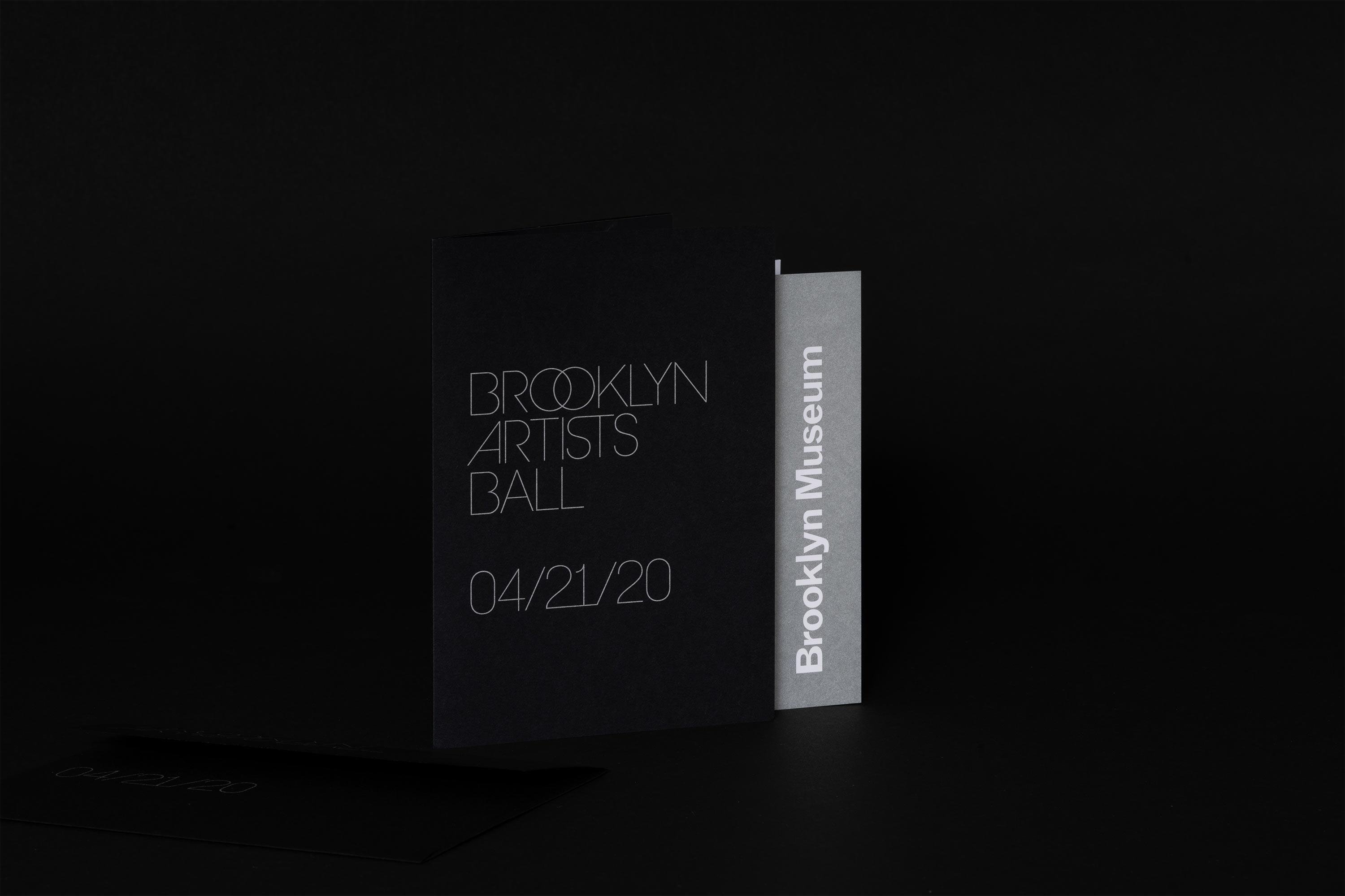 Topos Brooklyn Museum 2020 Brooklyn Artists Ball Printed Invitation 04970