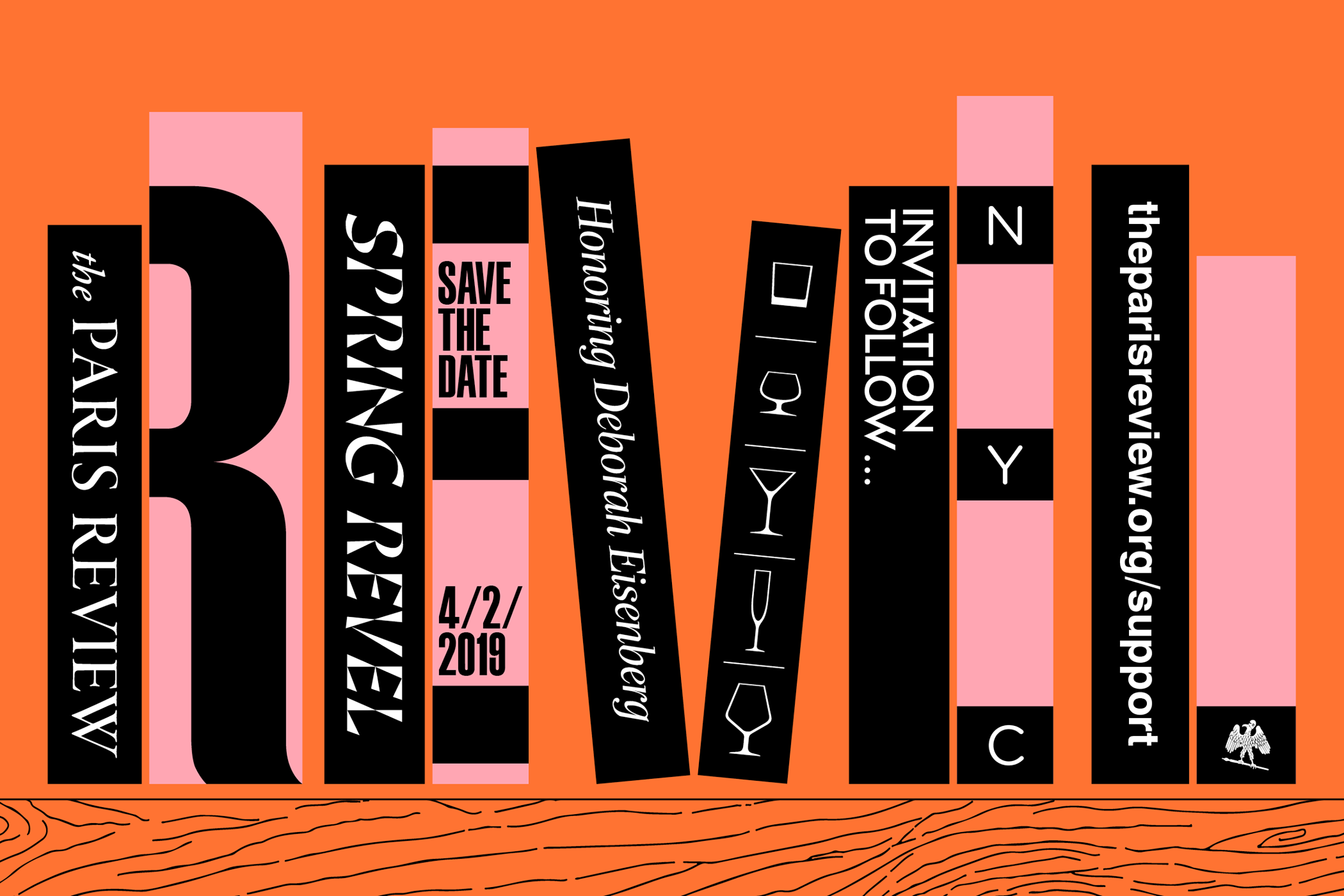 Topos The Paris Review 2019 Revel Save the Date V8 FA Front Side